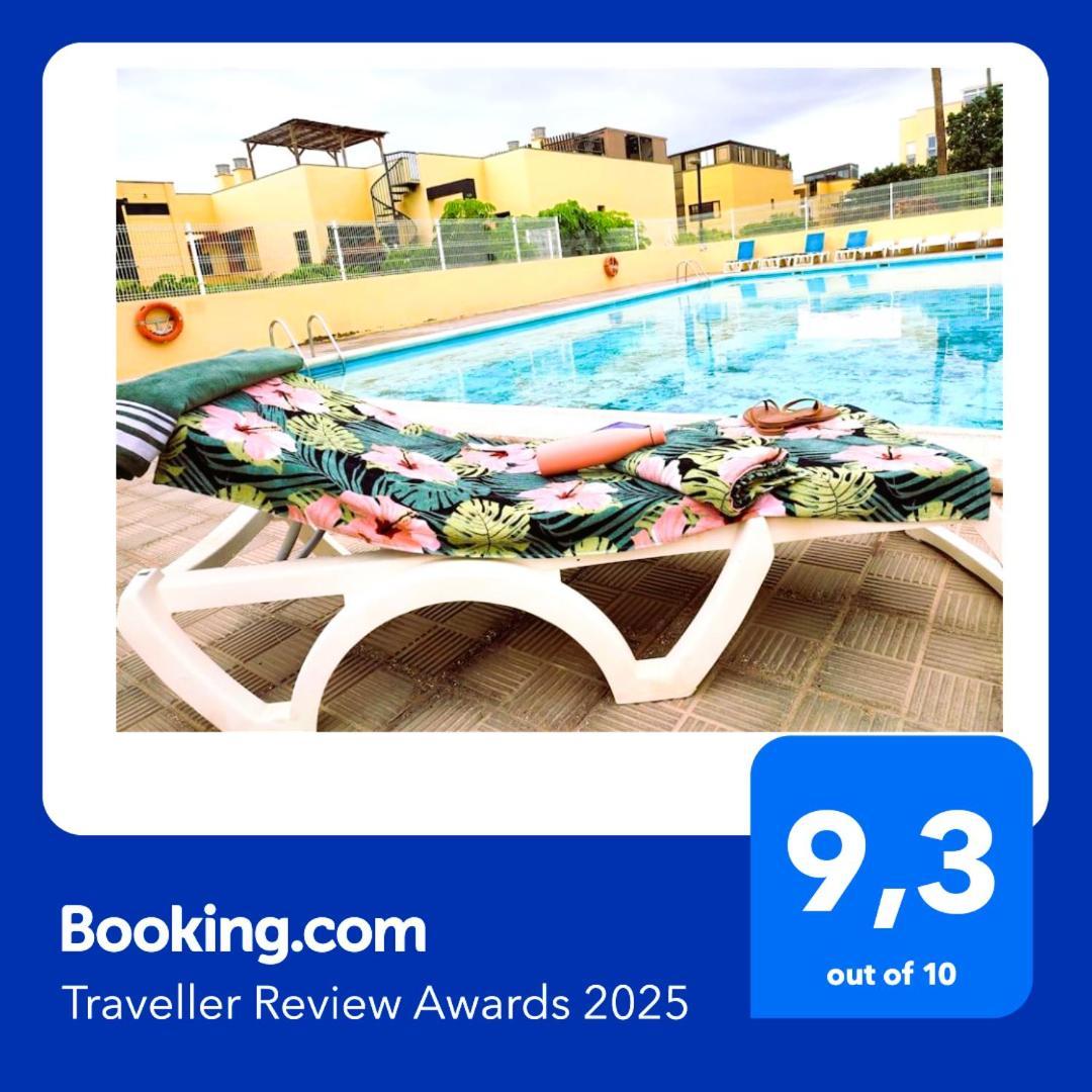 Vivienda Con Piscina, Solarium, Vistas Teide Leilighet Cho Eksteriør bilde